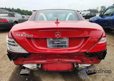 2012 Mercedes-Benz Slk 250 из США, поврежденный, VIN WDDPK4HA7CF036420